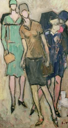 Figur og ung jente i genser