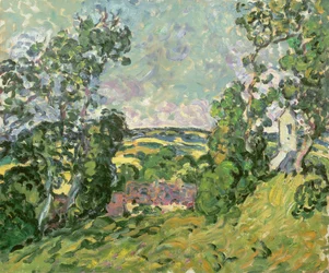 Landskap (olje på lerret)