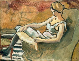 Louis Valtat, quot;The Pensivequot; / Olje på lerret, 1916