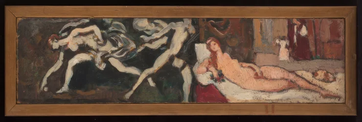 Studier etter Titians Venus fra Urbino og Guido Renis Atalantas løp, laget under utstillingen «Italiensk kunst» på Petit Palais.