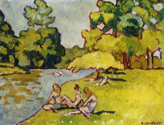 Badegjestene; Svømmere