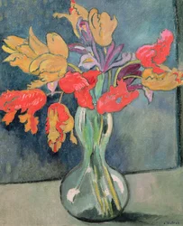 Bukett med tulipaner