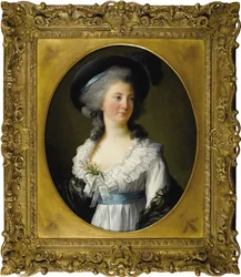 Portrett av Madame de Moreton grevinne av Chabrillan, 1782.