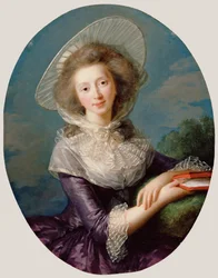 Portrett av Vicomtesse de Vaudreuil