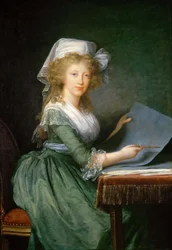 Prinsesse Luisa Maria av Napoli og Sicilia 1773-1802, ca. 1790.