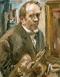 Autoportrett - Selvportrett - Peinture de Lovis Corinth (1858-1925) - 1924 - Olje på lerret - 100x80 - (c) Museum of Modern Art, New York