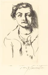 Portrett av en ung kvinne - Anneliese Halbe, 1918.