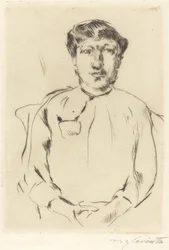 Frauenbildnis Portrett av en kvinne, 1914.