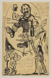 Lovis Corinth til Carl Strathmann: postkort, poststempel 12. juni 1895 (Appenzell)