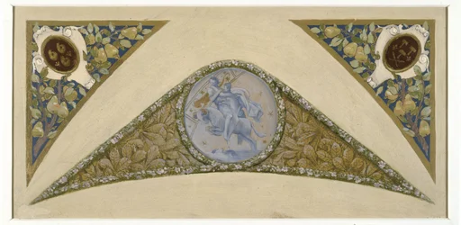 Skisse til banketttrappen i Paris rådhus: Bélier, ca. 1888–1898 (olje)