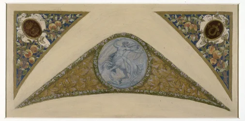 Skisse til festivaltrappen i Paris rådhus: Sagittaire, mellom 1888 og 1898 (olje)