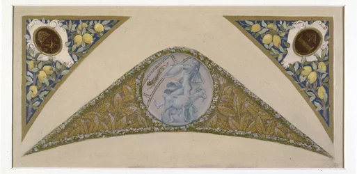 Skisse for Fêtes-trappen ved rådhuset i Paris: Capricorne, mellom 1888 og 1898 (olje)