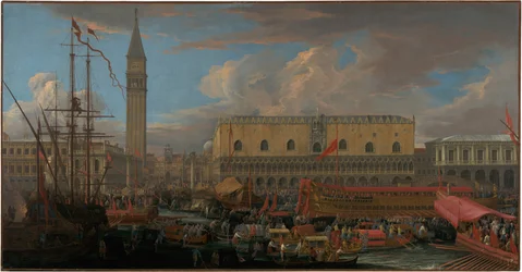 Bucintoro Avgang fra Bacino di San Marco