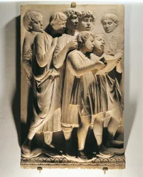 Laudate Eum en choro (Salme 150, Laudate Dominum), panel med syngende barn