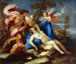 Bacchus og Ariadne, av Luca Giordano