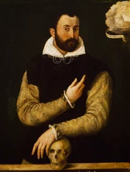 Portrett av Girolamo Rossi (olje på lerret)