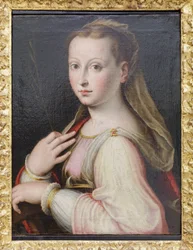 Den hellige Katarina av Alexandria, Luca Longhi (olje på lerret)