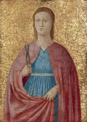 Santa Apollonia, ca. 1468–69 (tempera og gull på panel)