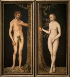 Adam og Eva, ca. 1510-20