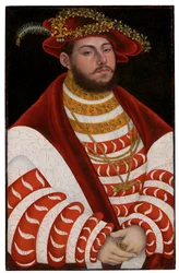 Portrett av John Frederick I, kurfyrst av Sachsen