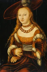 Portrett av en ung dame, ca. 1350