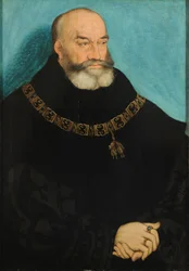 Portrett av Georg den skjeggete, hertug av Sachsen Portrett av Georg den skjeggete, kurfyrste av Sachsen (1471–1539)