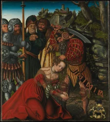 Engelsk: Den hellige Barbaras martyrium Den hellige Barbaras martyrium