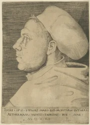 Luther som augustinermunk, med cap