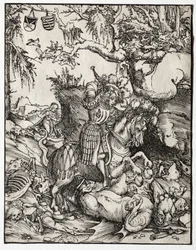 St. George Slaying the Dragon, 1500-tallet.