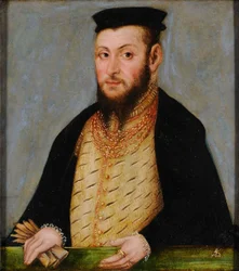Engelsk: Portrett av Sigismund Augustus (1520–1572), konge av Polen Sigismund II Augustus