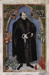 Portrett av George III, prins av Anhalt-Dessau 1507-1553, 1553