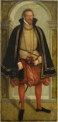 Portrett av prins Joachim Ernst av Anhalt (1536 - 1586)