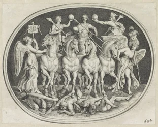 Allegorische triumf van keizer Licinius Varie Figueri de Agati Antique (serietittel)