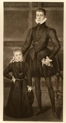 Henry, Lord Darnley (1545-1567) og hans bror Charles (1555-1576) fra 