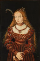 Forlovelsesportrett av Sybille av Cleves