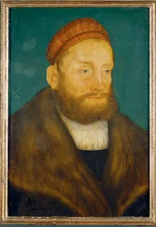 Markgreve Casimir av Brandenburg-Culmbach (maleri på eik)
