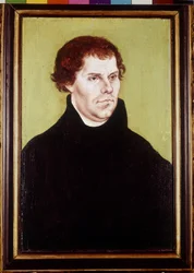 Portrett av Martin Luther (1483-1546), maleri av Cranach