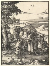 Abraham går for å ofre Isak, 1517-19.