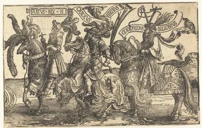 Heltene Kong Arthur, Charlemagne og Godfrey av Bouillon The Nine Heroes (serietittel)