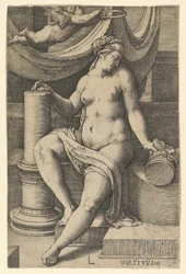 Fortitude, fra serien The Seven Virtues, 1530.