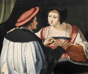 Forlovede Forlovede, ca. 1525.