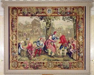 Paying the Harvesters, Gobelins Workshop (teppe)