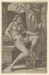 Prudence, fra serien The Seven Virtues, 1530.