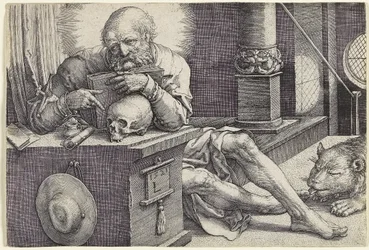 Saint Hieronymus i hans studie, 1521