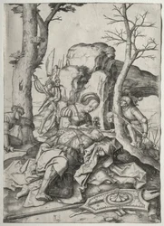 Samson og Delila, ca. 1507.