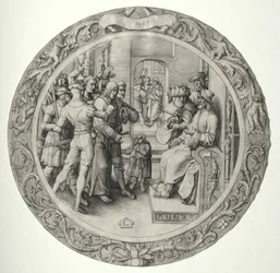 Den runde lidenskapen: Kristus før ypperstepresten, 1509.