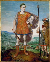 Keiser Matthias som Publius Cornelius Scipio (olje på tre)