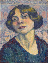 Selvportrett, ca. 1905-10 (olje på panel)