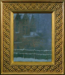 Brugge i snøen