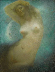 Måneskinnssonaten; Måneskinnssonaten, ca. 1925 (olje på lerret)